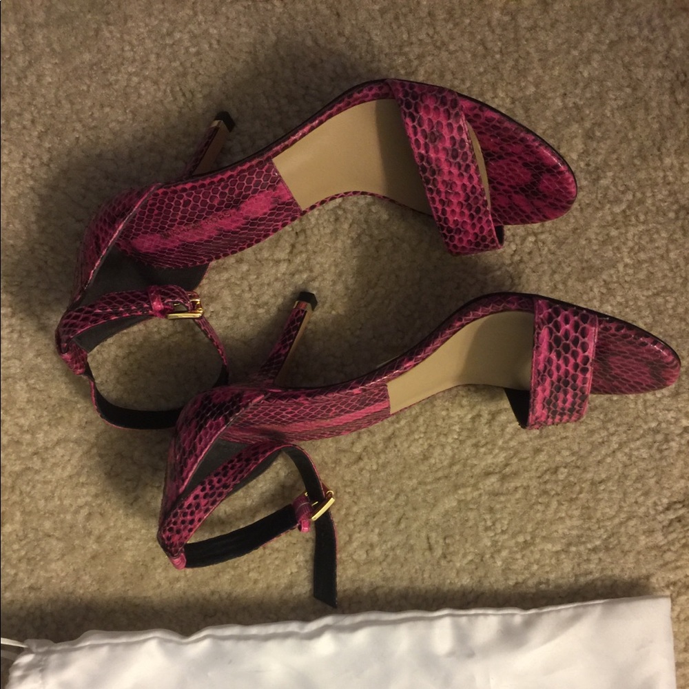 Gorgeous Michael Kors collection snakeskin heels!